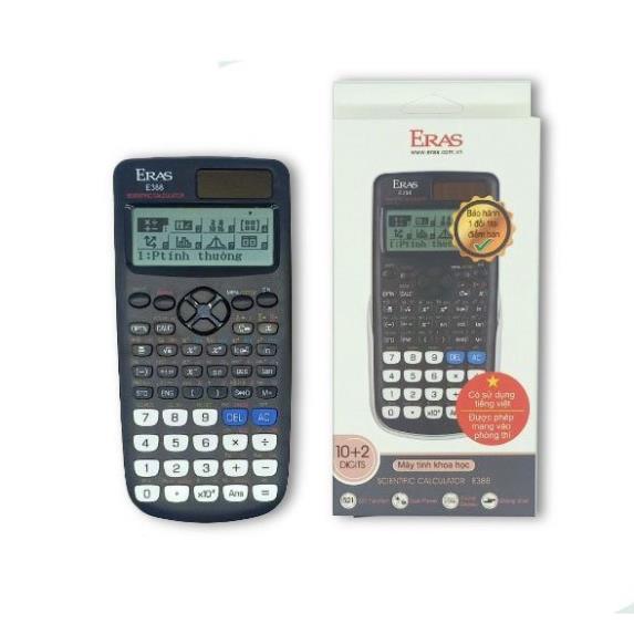 [ERASHN] Máy tính khoa học Eras 521 chức năng E388 (Có Tiếng Việt)