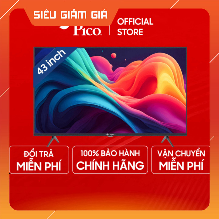 Nhắn Tin để đặt hàng Tivi LED Casper Full HD 43 inch E43FAC110 - Android Tivi . Toàn quốc.