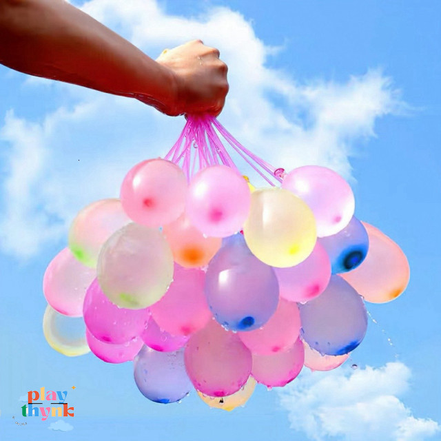 Bóng Nước Chùm Aline 111 Quả, Bay Nước, Lắp Đã, Dây Aline