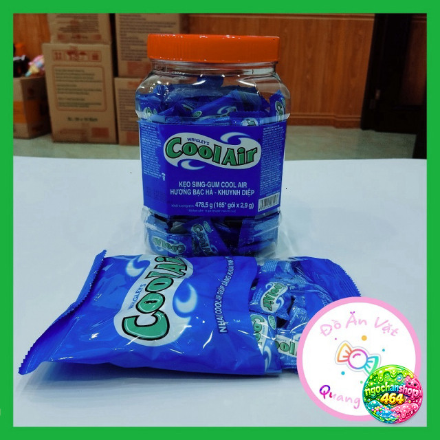 Lọ cao su Sing Gum Cool Air 165 cái - Kẹo Mát Bạc Hà Hương Thơm Bất Vận 

Hoặc 

Kẹo Bạc Hà Cool Air