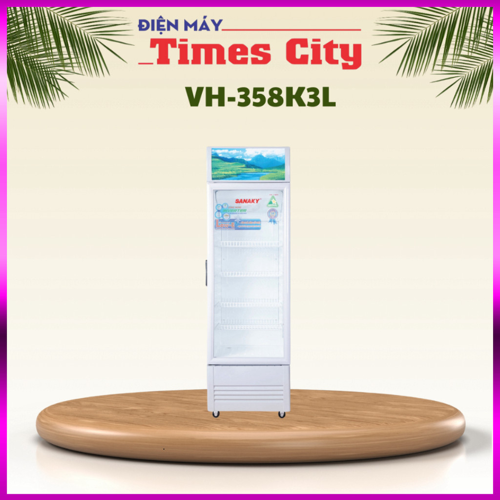 Ib shop đặt Tủ Mát Sanaky Inverter 290 lít TM.VH-358K3L Giao nhanh