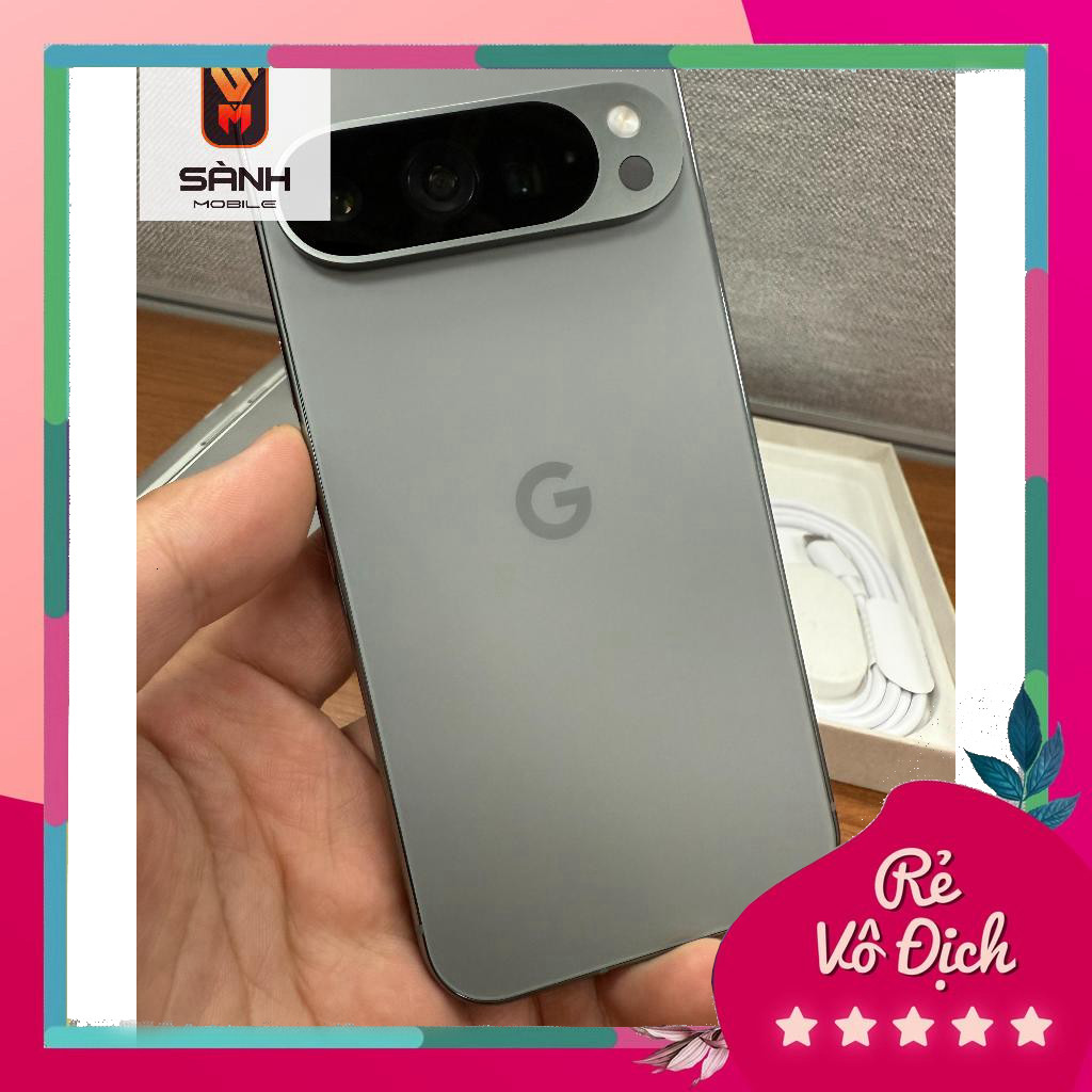 Điện thoại Google Pixel 9 Pro Lock - Hỗ trợ unlock trọn đời máy - 2 sim - 2 sóng| Sành Mobile
