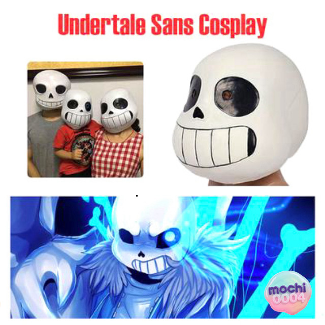 Mặt Nạ Đầu Mắt Hot Sans Undertale - Cá Xanh Hacker Face Mask