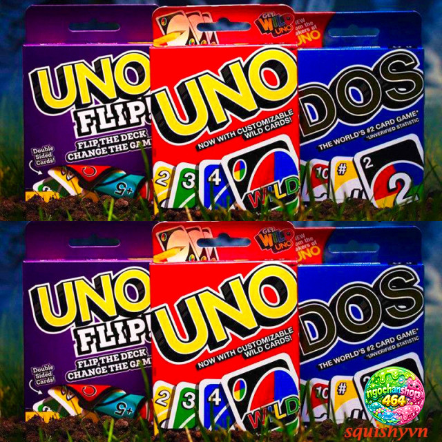 Bộ Bài Uno Siêu Cấp Combo 112 Lá Uno Flip Uno Dare Uno Harry Potter MineCraft