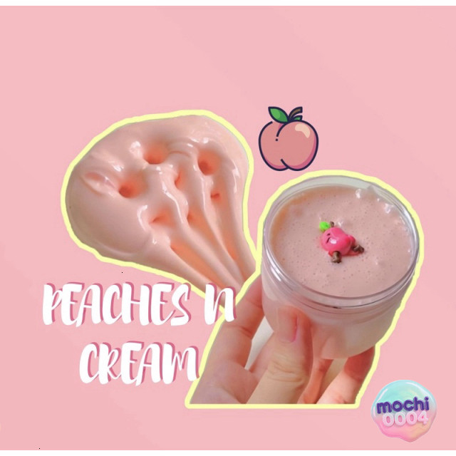 DO CHƠI CHẤT NGỪN SLIME Peach's N Cream Charm Quả Đào