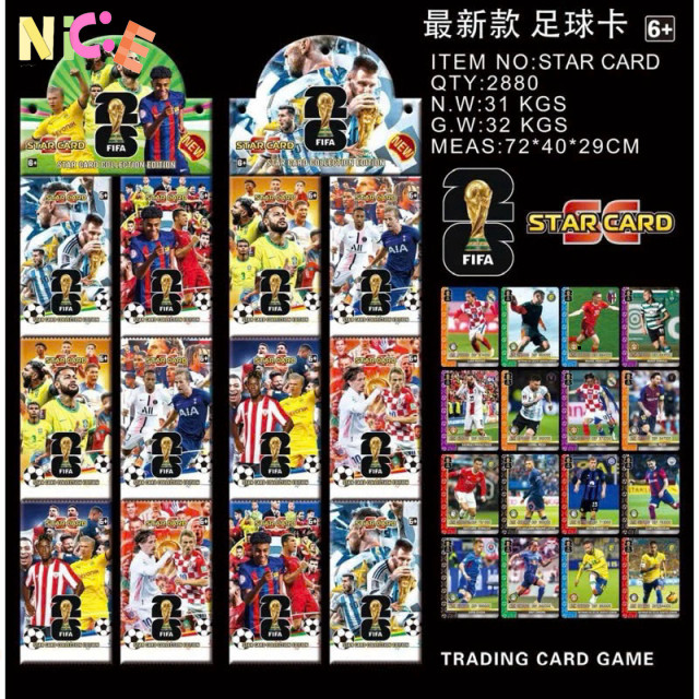 Tai Bóng Đá 36 Gói 288 Thẻ Cầu Tựu Ronaldo Messi Bóng Đá