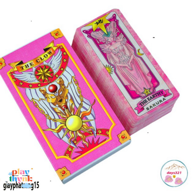 Sakura Tarot Clear Card Clow Cardcaptor Hồng Pha Lê Thủ Lĩnh