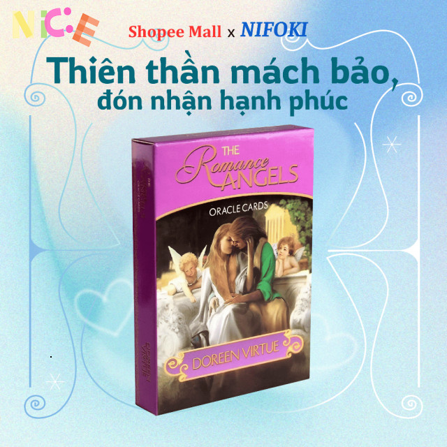 Bộ Bài Oracle Romance Angels B6 Mạ Màu Vàng Nifoki Tích Cực