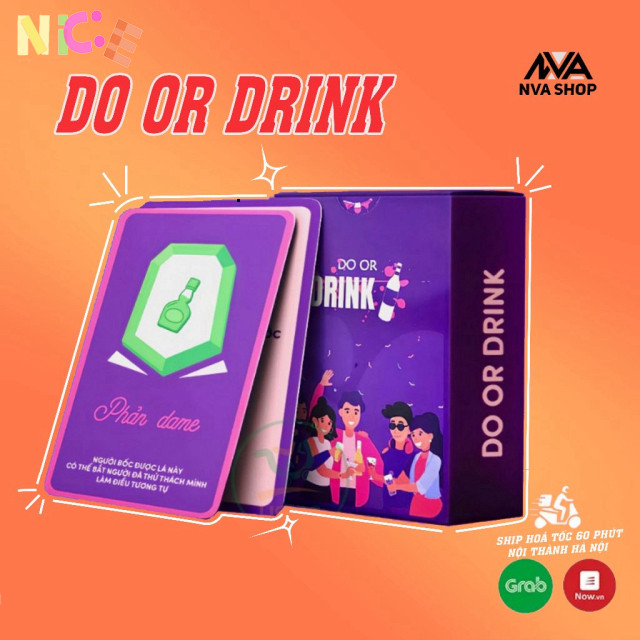 "Do or Drink Drinking Game Uống Rượu 86 Lá + 60 Lá Mở Rộng"

Lưu ý: 
Tên sản phẩm chính vẫn là "Do o