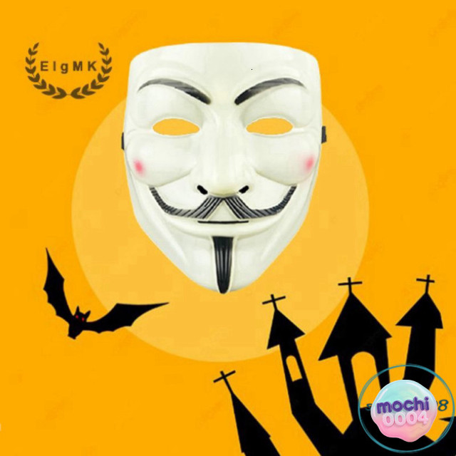 Mặt nạ Guy Fawkes Hacker Anonymous cho Người lớn ElgMK [Halloween & Tiệc tùng]