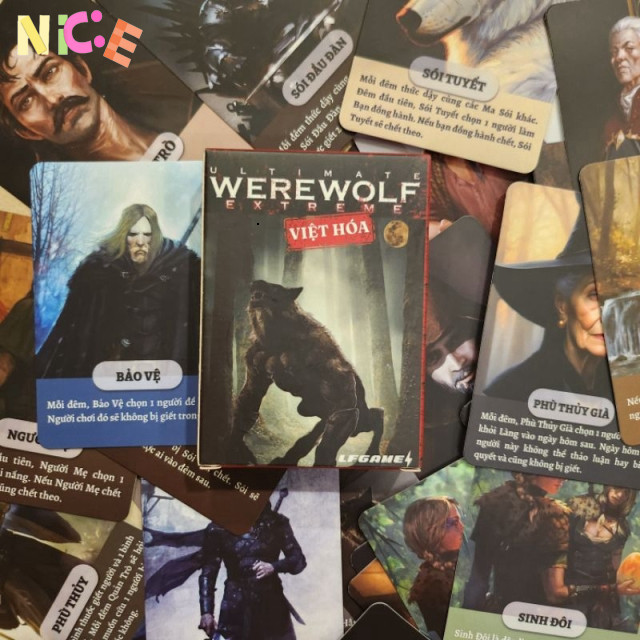 Bộ Ma Sói Werewolf Ultimate Việt Hóa: Bộ Bài Trò Chơi Cao Cấp