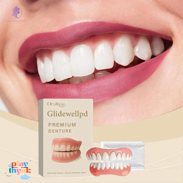 Bộ Răng Giả Silicon Mềm Trọn Bộ, Cải Thiện Răng Giả Mất - Trợ Giúp Niềng Răng 

(Bỏ đi 'Răng Chỉnh N