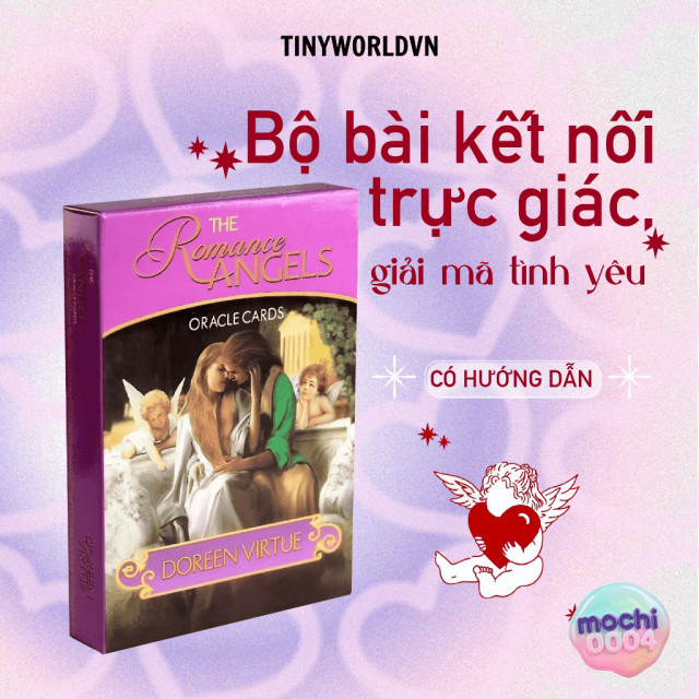 Romance Angels Oracle B1 Cards Bọc Mạ Vàng