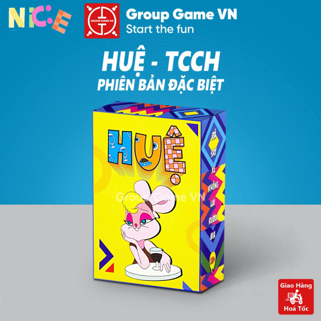 Bộ Bài Nhậu Huệ Vàng 68 Lá - Drinking Game Thách Thức Bạn Bè