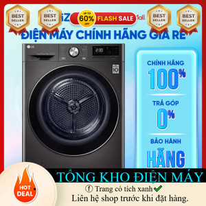 ib shop đặt hàng nhanh ✔️_  DVHP09B  Máy sấy bơm nhiệt LG 9 kg DVHP09B  Hàng chính hãng _siêu giảm g