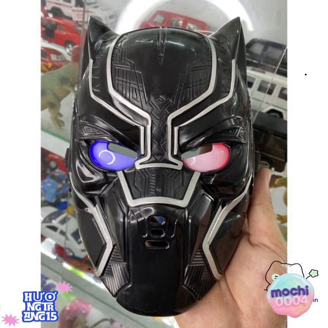 "Khẩu Trang LED Wakanda Black Panther Siêu Lấp Lánh, Tấm Lưng Tinh Bồng"

Hoặc 

"Black Panther Waka