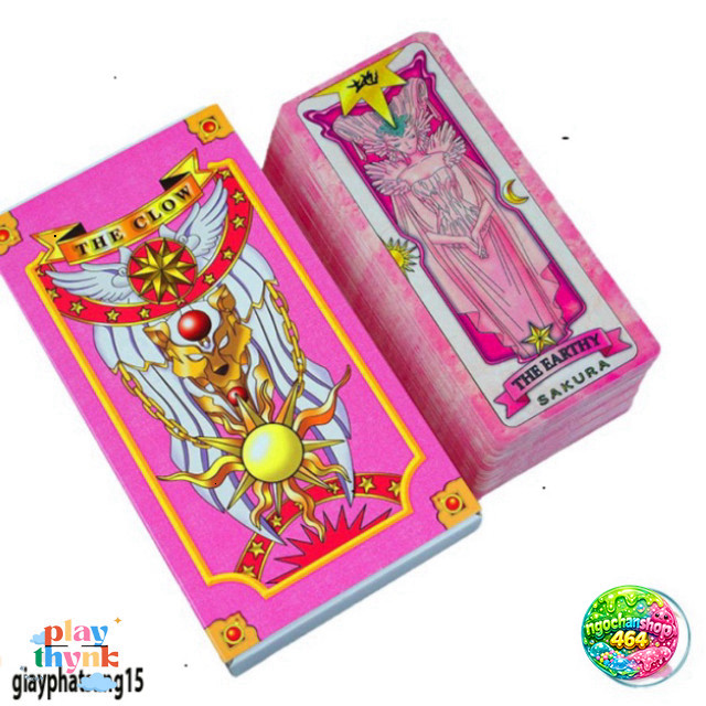 Tarot Card Clow Cardcaptor Hồng Pha Lê Thủ Lĩnh Clear Card Sakura