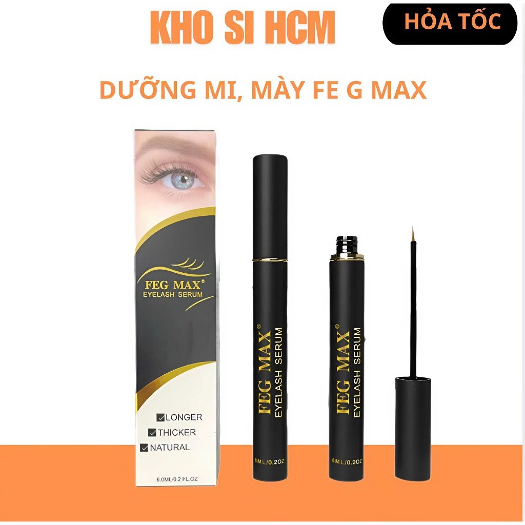 Dưỡng mi FEG Max Serum phiển bản cải tiến, hiệu quả hơn gấp 5 lần 6ML
