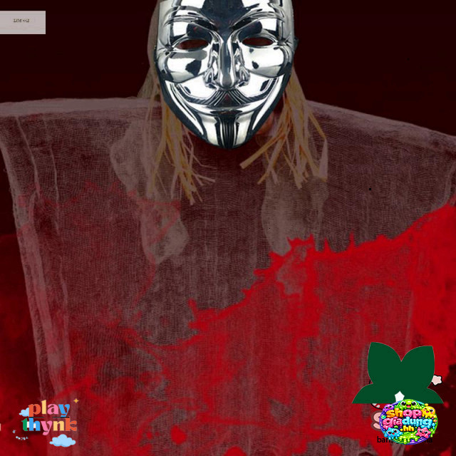 Mặt Nạ Guy Fawkes Hoàn Hảo Cho Người Lớn - Tiệc Halloween Sang Trọng