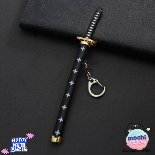 Móc Khóa One Piece Phong Cách Zoro 3 Thanh Kiếm