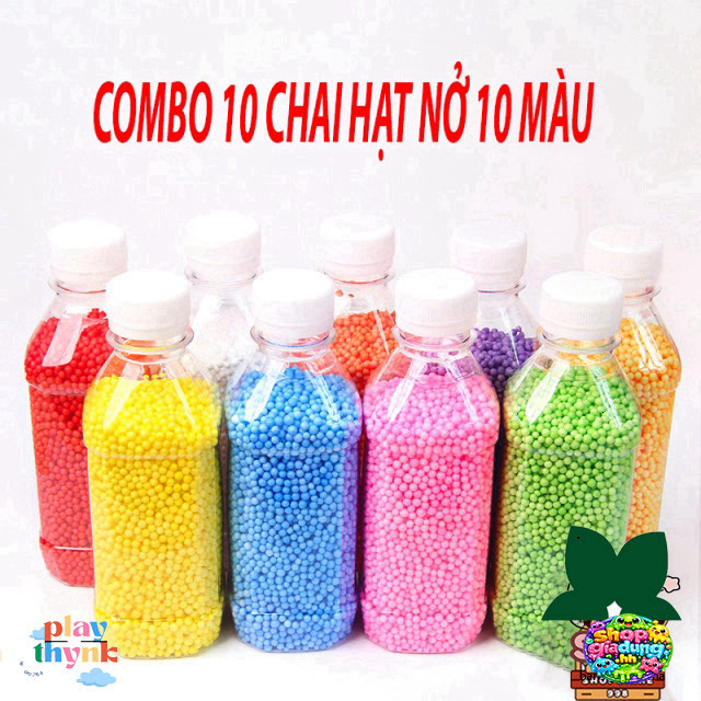 Hạt Nở Nước - Bộ 10 Chai Màu Sắc Diverse Tinh Tế