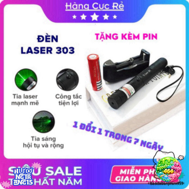 "Đèn Laser 303 Công Suất Xanh 303 Tối Ưu"