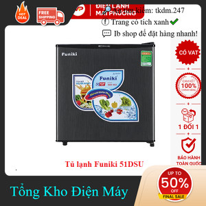 ib shop đặt hàng ✔️_  [SHIP HỎA TỐC HN] Tủ lạnh Funiki 50 LÍT 51DSU  Bảo hành 24 tháng toàn quốc _kh