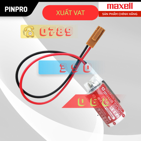 Pin Maxell ER3 3.6V 1100mah Pin PLC Fuji NP8P-BT chính hãng