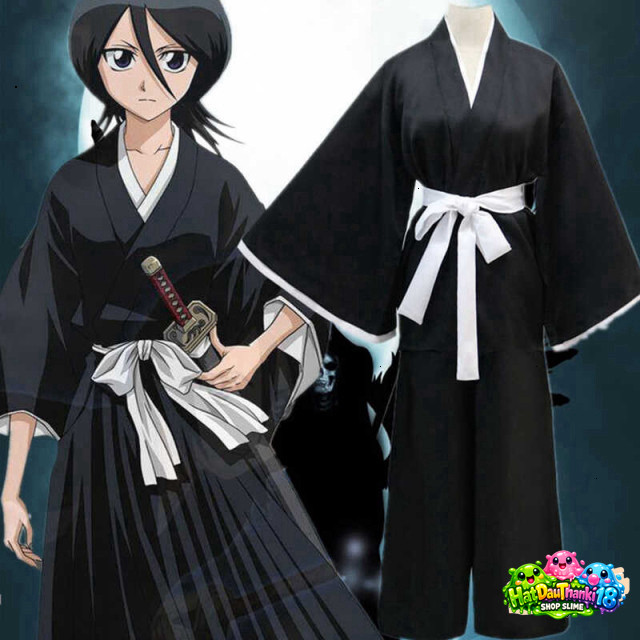 Kimono Cosplay Nữ Thần Chết Lucia Deadwood Bleach Anime Halloween