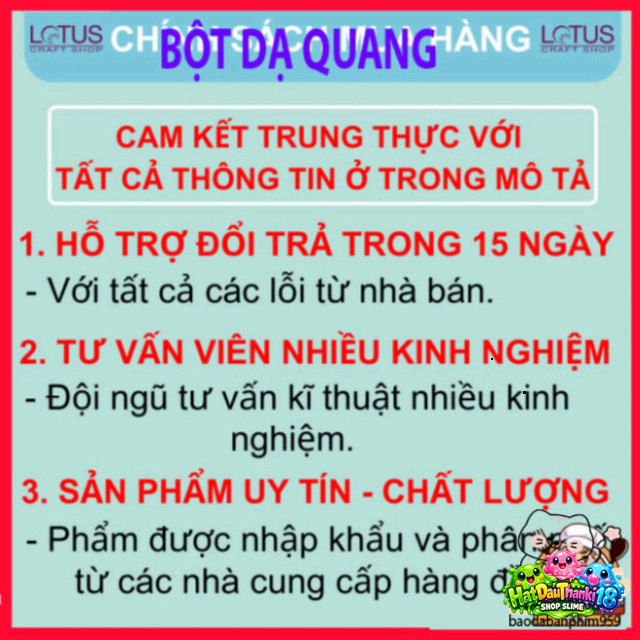 "Tỏa Sáng Bột Bóng Đa Màu Từ LOTUS CRAFT SHOP"