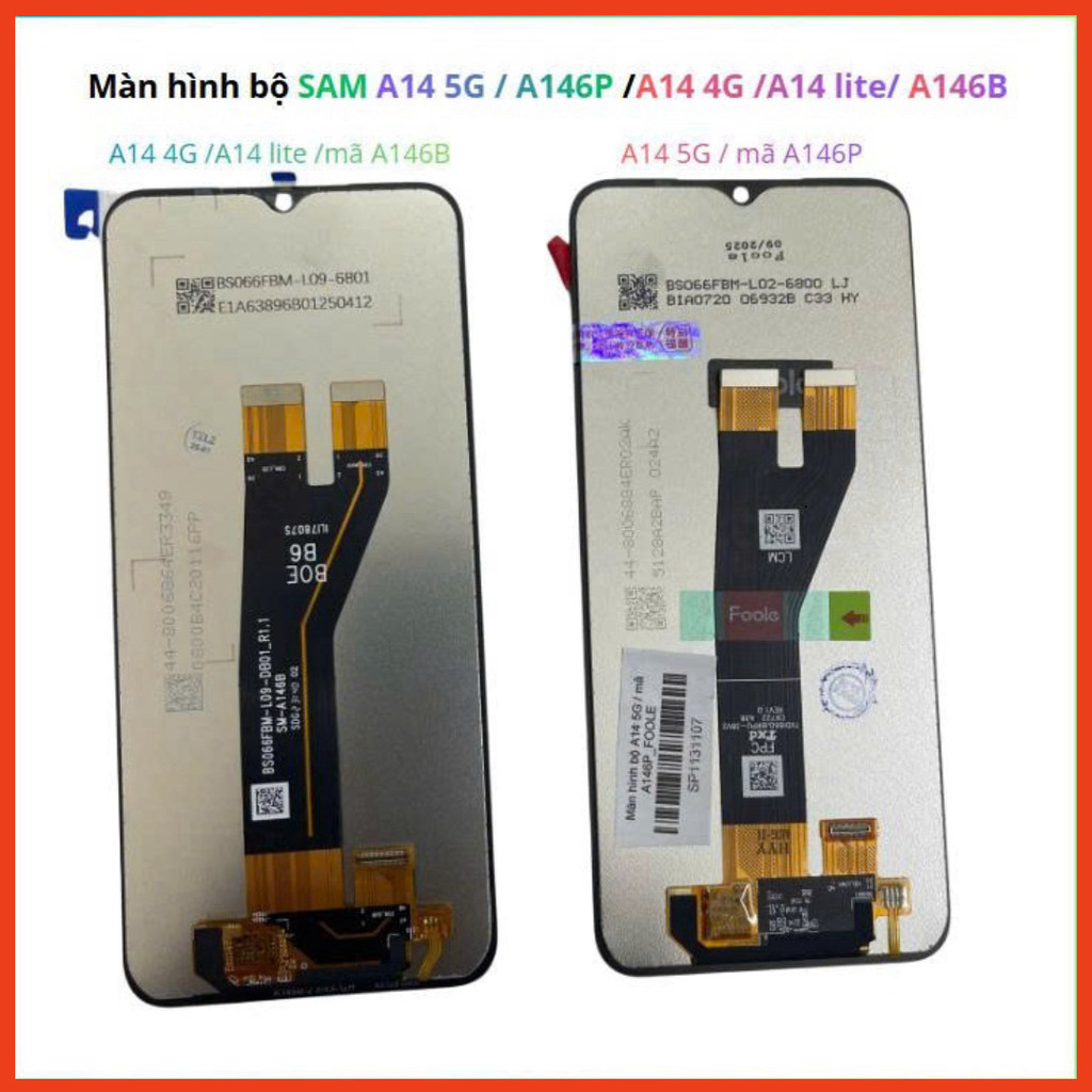 Màn hình bộ  Sam A14 5G / A146P /A14 4G /A14 lite/ A146B ,TTQ288