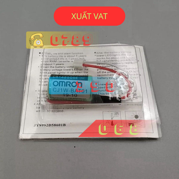 Pin Omron CJ1W-BAT01 CP1W-BAT01 CR14250SE-R 3V