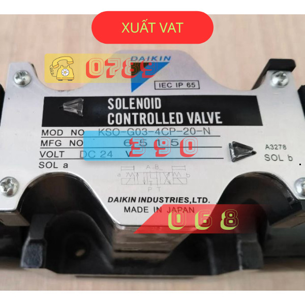 Van điện từ DAIKIN KSO-G03-4CP-20-N