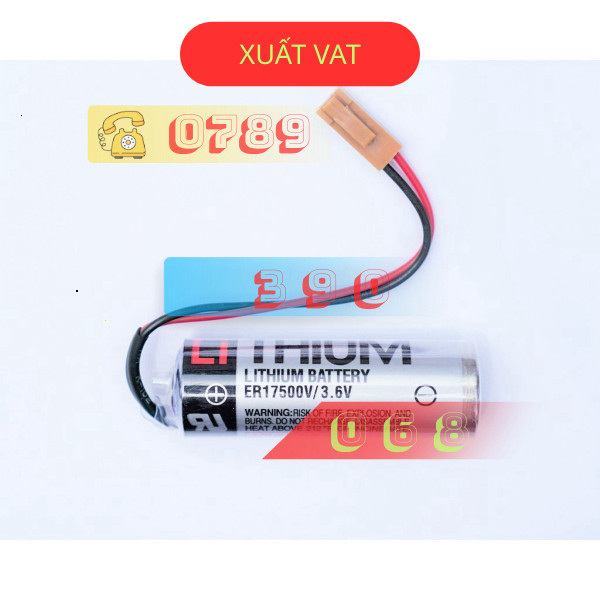 Pin nuôi nguồn Toshiba ER17500V 3.6V PLC ER17500