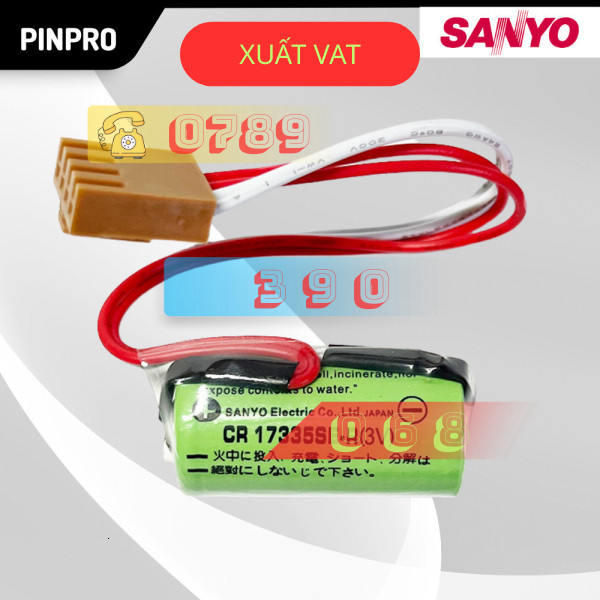 Pin Omron C200H-BAT09 Sanyo CR17335SE-R (3V) PLC