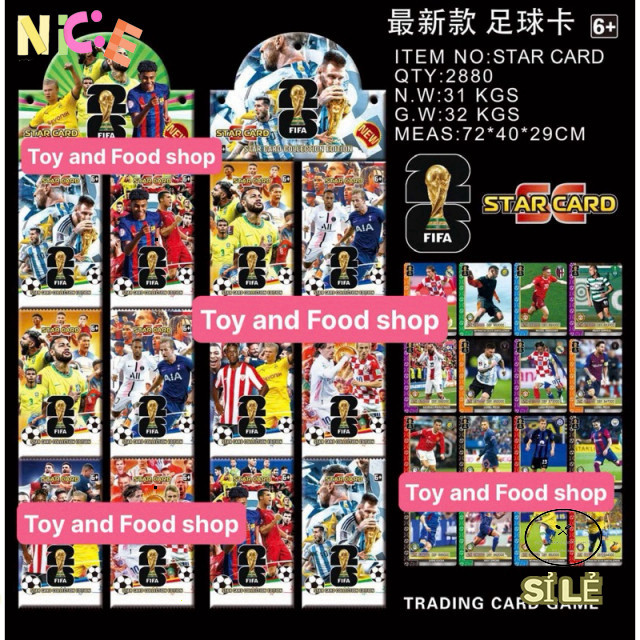 Túi Thẻ Bóng Đá Chống Nước Siêu VIP 36 Thẻ Tráng Nhũ