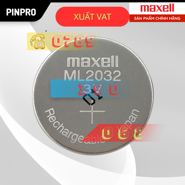 Pin sạc Maxell ML2032 3V chính hãng