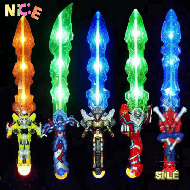 Kiếm Super Flash 7 Màu Phát Nhạc Ánh Sáng