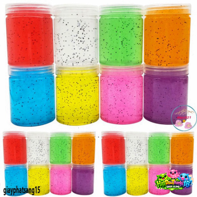 "Slime trân châu đen chấm bi 6 màu - Công cụ giải trí cho mọi lứa tuổi"

Hoặc:

"Chấm bi Slime trân 