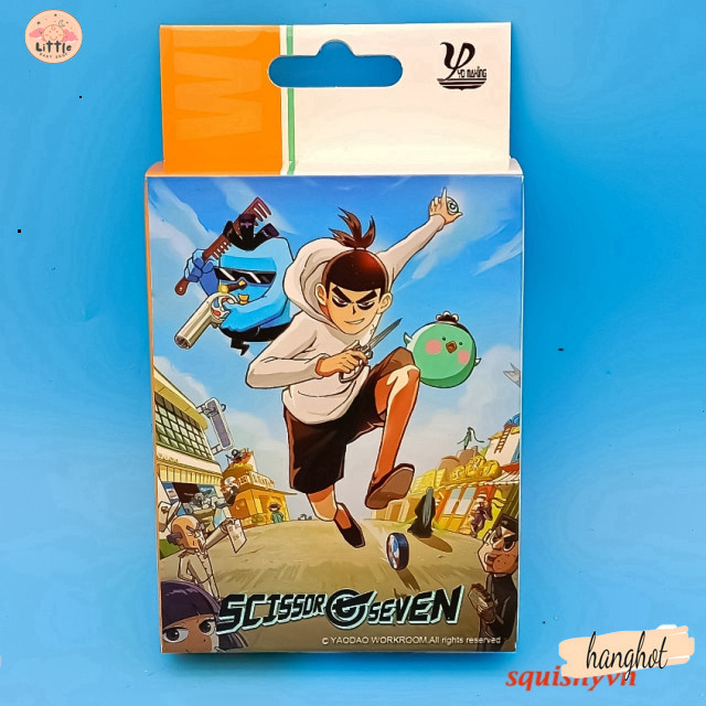"Bộ Bài Poker Anime Scissor Seven 54 Lá Độc Đáo Từ Sát Thủ Lưỡi Kéo"
