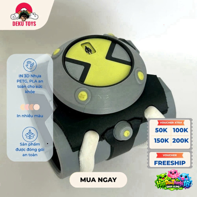 Áo Đồng Hồ Biến hình Ben 10 Omnitrix, Xoay Chuyển, Thay Đổi Hình Dạng