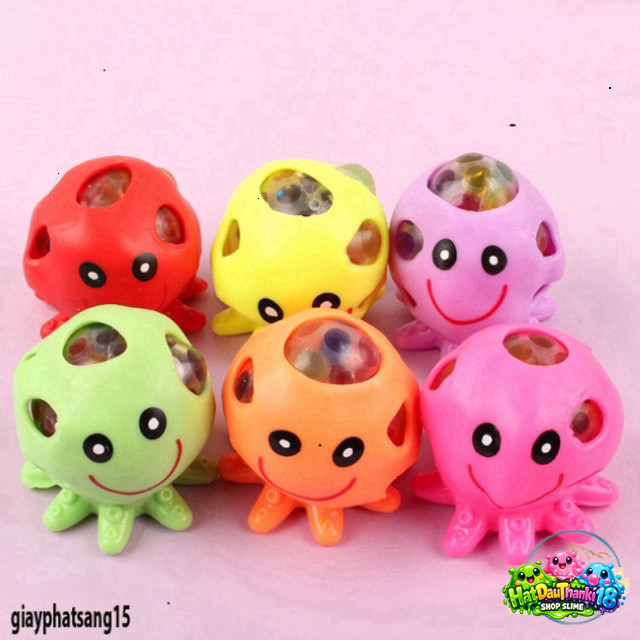 Toy Squeeze Octopus - Hạt Nở Dễ Thương Cùng Bạn Đi Chơi