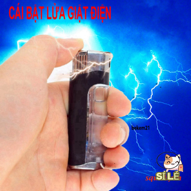 Bật lửaa Shock Kẹo Cao Su Giật Điện Cho Bút Điện Dành Cho Trẻ Em