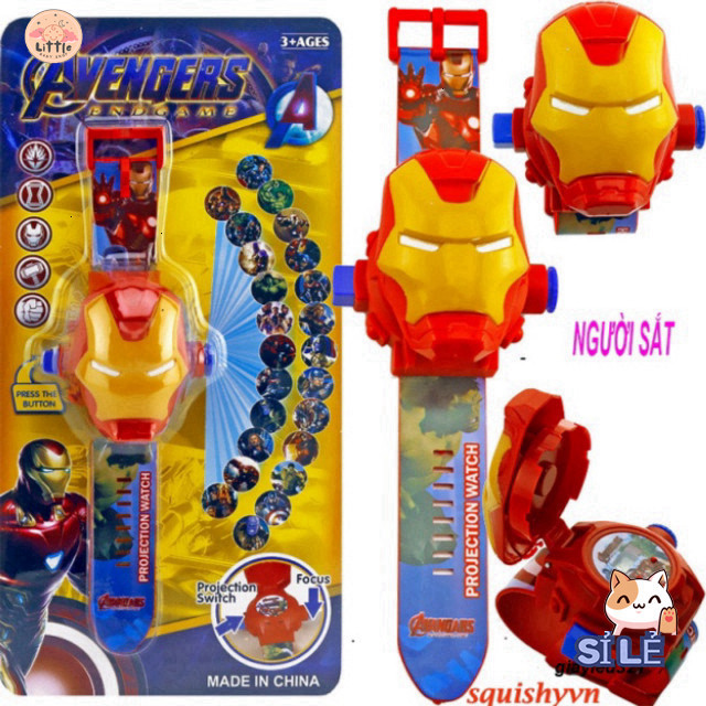 Đồng Hồ Lật Hình Marvel Trẻ Em 24 Hình Marvel Iron Man & Spiderman Cho Trẻ Em Thích Khó

Hoặc:

Đồng