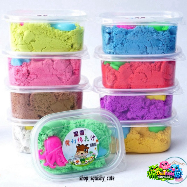 Đồ Chơi Cát Động Lực 200gr Cho Trẻ Em Kèm Khuôn Play Squisy
