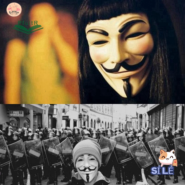 Nạ Đất Hacker Guy Fawkes - Tiệc Tùng Halloween Giấu Khả Năng