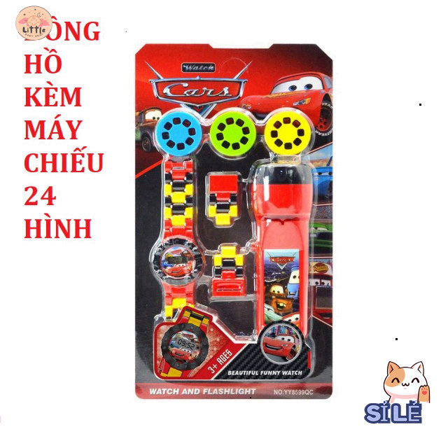 Đồng hồ Dieu Khắc - Hinh Ban Cuc, Den Pin Dao Dong