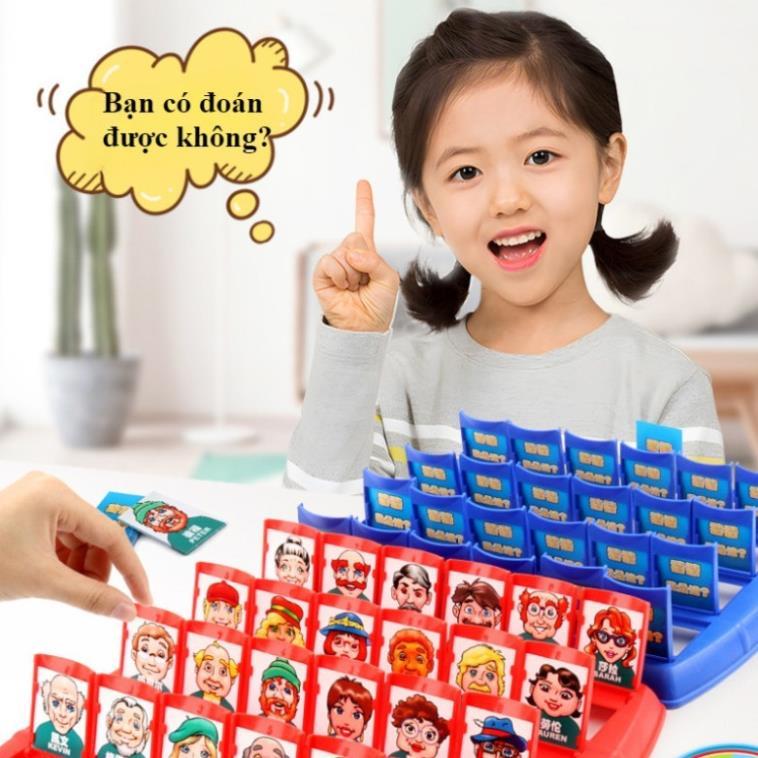 Bộ Đồ Chơi Board Game Who Is It Kinh Điển Thú Vị Vui Nhộn, Đoán Nhân Vật Giúp Bé Rèn Luyện Trí Nhớ