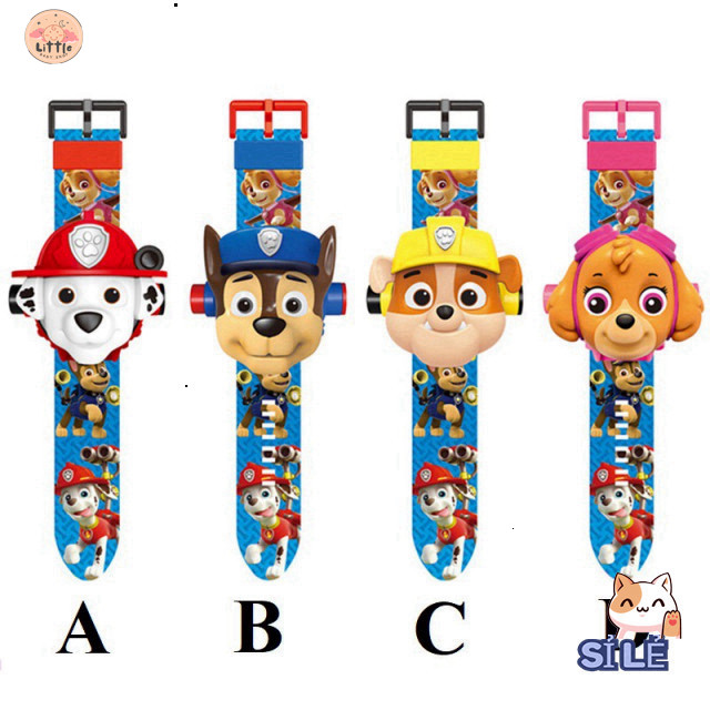 Đồng Hồ Hình Ảnh Paw Patrol: Chase, Marshall, Marshall & Skye