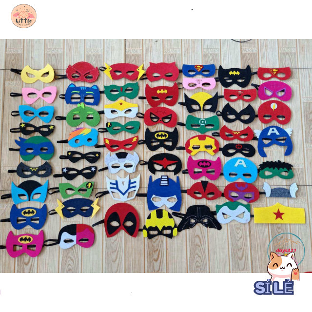 Mặt Nạ Nửa Mặt Spider-Man, Iron Man, Hulk Siêu Anh Hùng Halloween

Hoặc

Nửa Mặt Siêu Anh Hùng: Spid